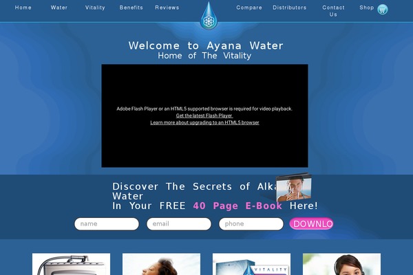 ayanawater.com site used Ayanawater