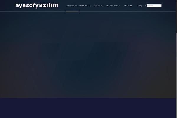 ayasofyazilim.com site used Avada-theme