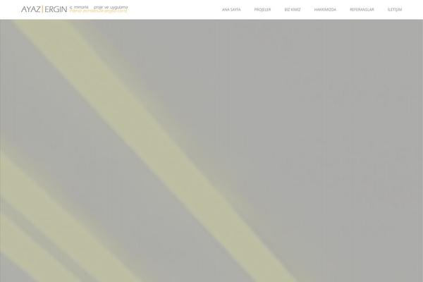 Visia theme site design template sample