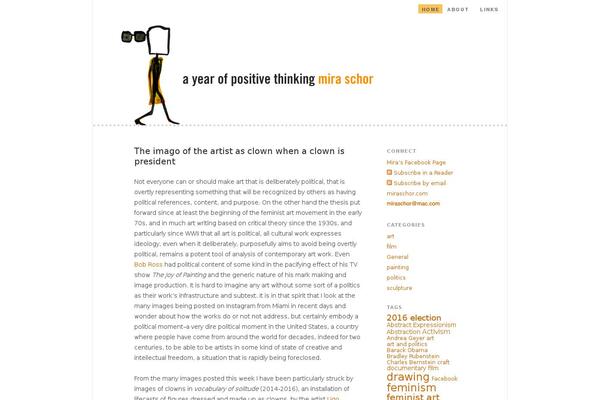 ayearofpositivethinking.com site used Positively