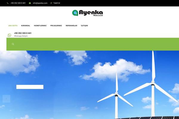 Greenly theme site design template sample