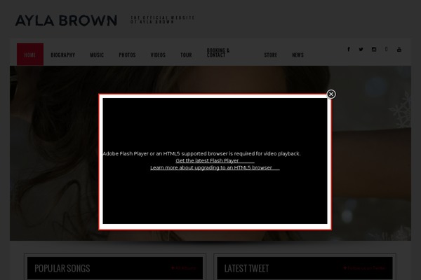 aylabrown.com site used Ironband2