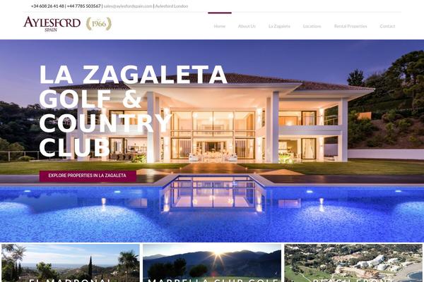 Realestate-7 theme site design template sample