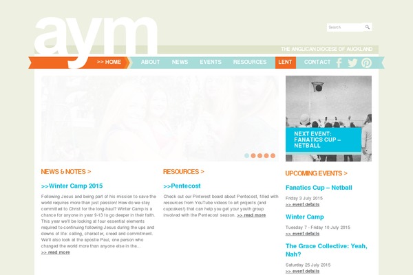 aym.org.nz site used Aym