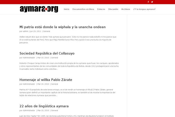 aymara.org site used Aymaraorg