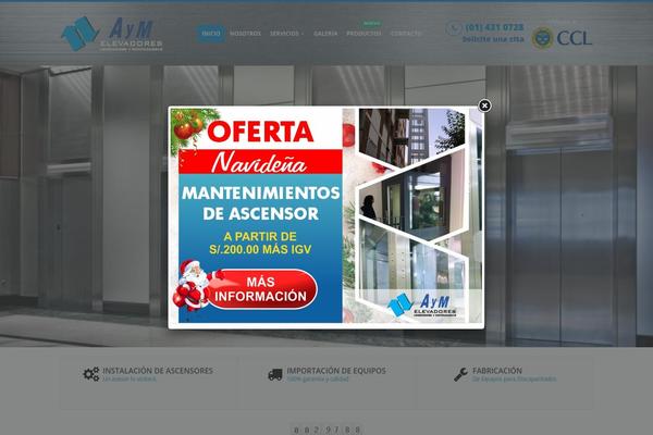 WordPress website example screenshot