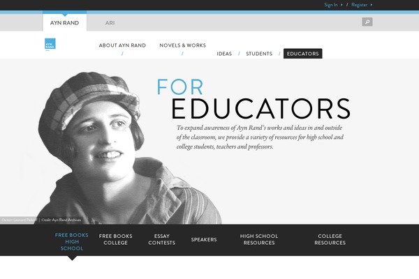 Education theme site design template sample