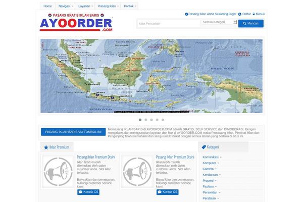 ayoorder.com site used Ngiklan1.1.1d