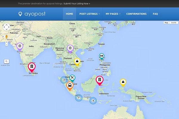 Site using Ayopostls plugin