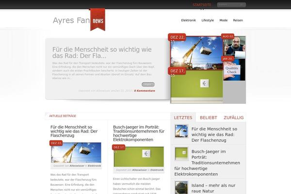 ayres theme websites examples