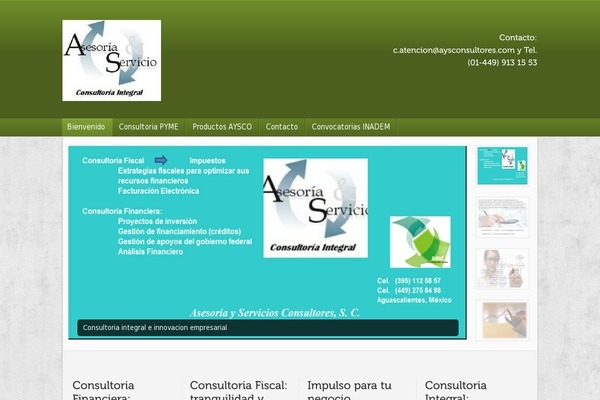 WordPress website example screenshot