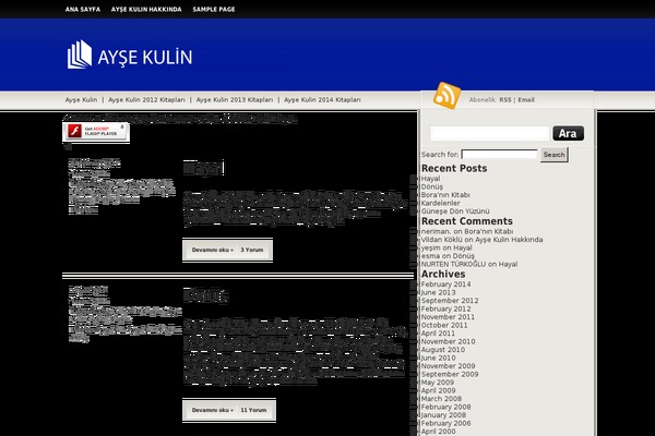aysekulinkitaplari.com site used Rewire