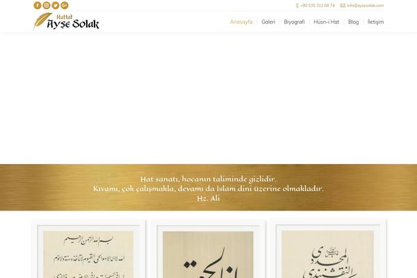 The7 theme site design template sample