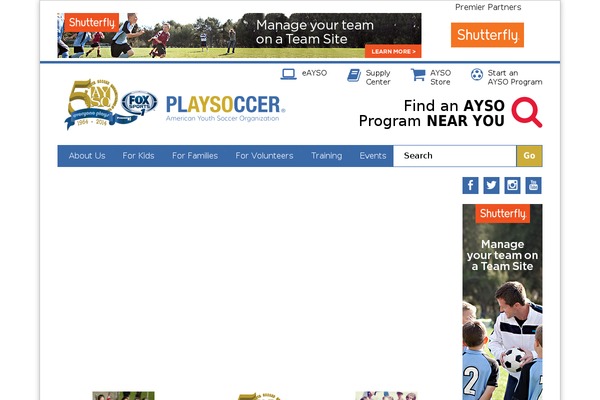 ayso.org site used Customizrchild