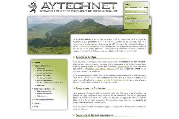 aytechnet.fr site used Aytechnet