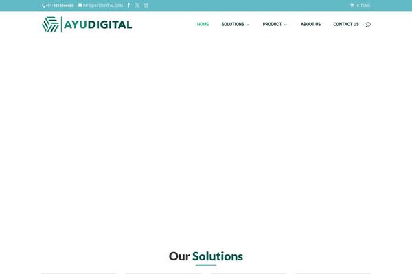 Divi Child theme site design template sample