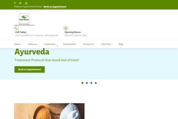 ayuravani.com site used Techrista