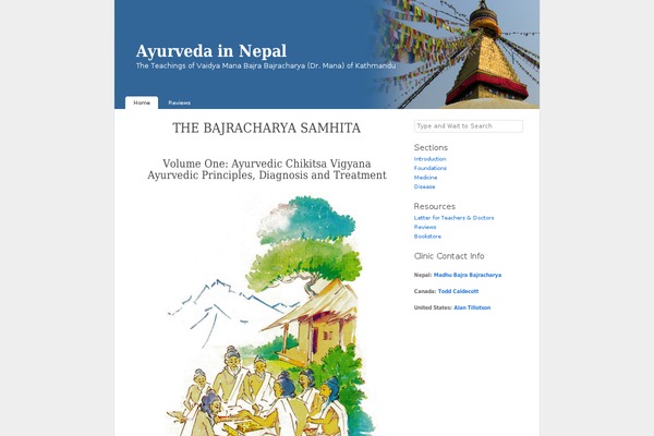 ayurvedainnepal.com site used K2-ayurveda
