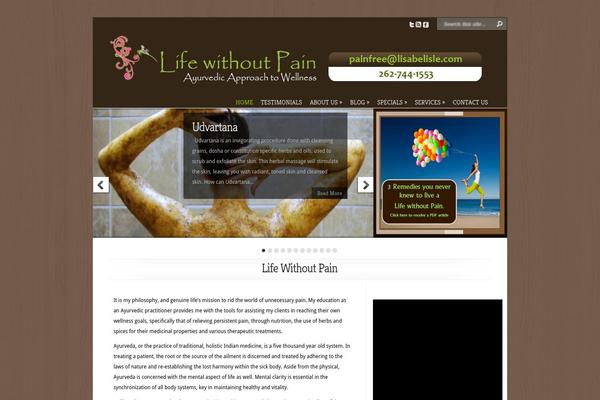 Chameleon theme site design template sample
