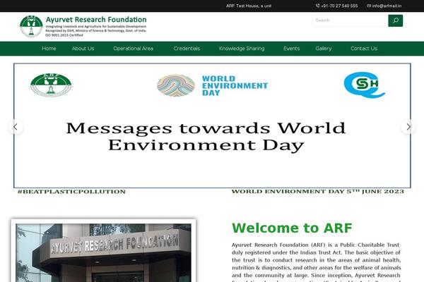 ayurvetresearchfoundation.com site used Ayurvetresearchfoundation