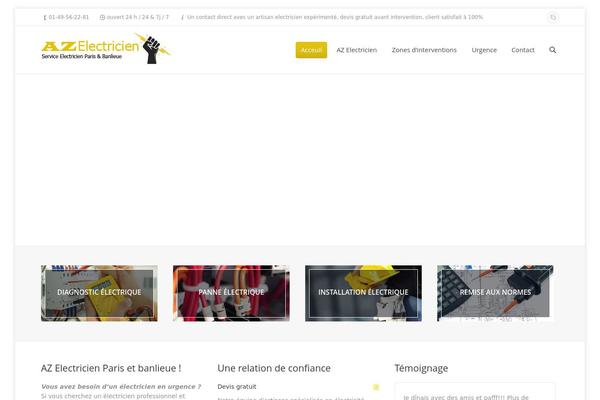 az-electricien.com site used Az-plombier