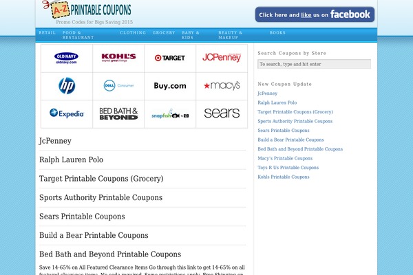 WordPress website example screenshot