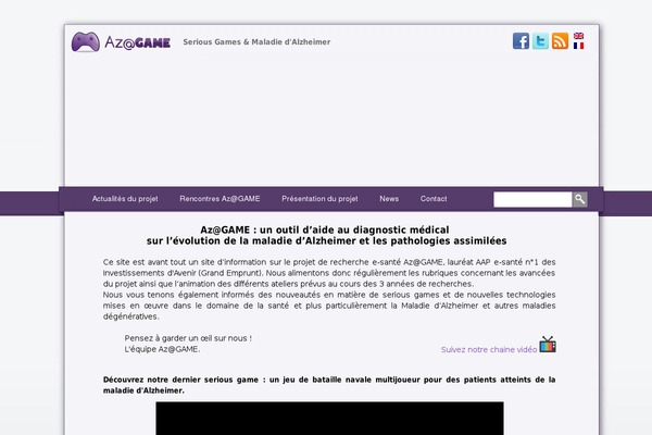 azagame.fr site used Wp-creativix2