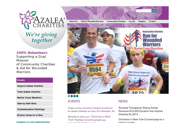 Azalea theme site design template sample