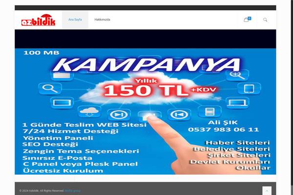 WordPress website example screenshot