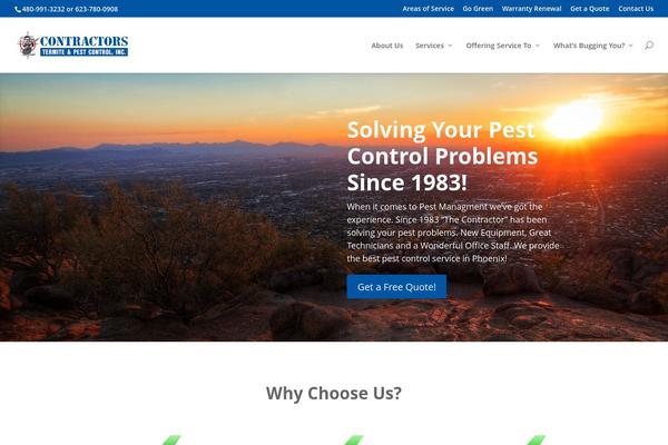 Divi theme site design template sample