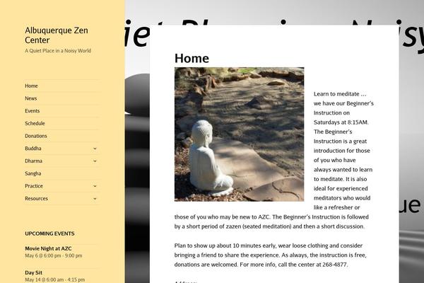 Twenty Thirteen theme site design template sample