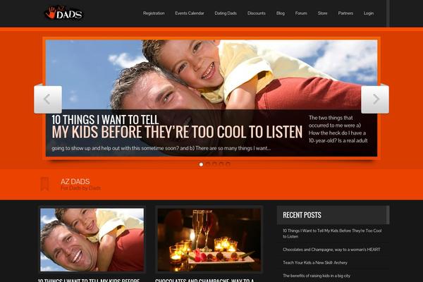 Orangewp theme site design template sample