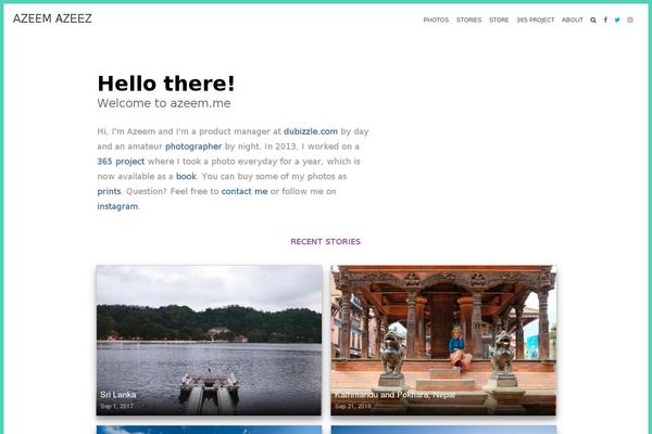 WordPress website example screenshot