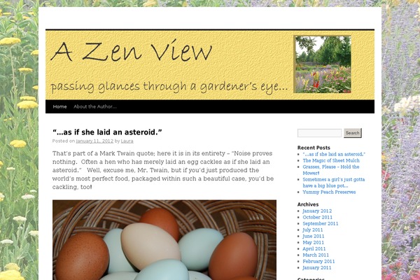 WordPress website example screenshot