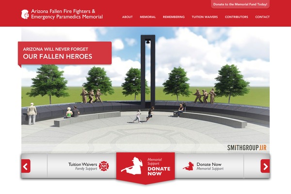 azfirefightersmemorial.com site used Az-memorial