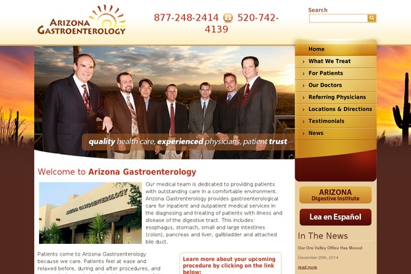 WordPress website example screenshot