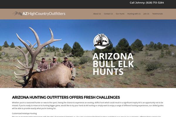 azhighcountryoutfitters.com site used Eight Degree