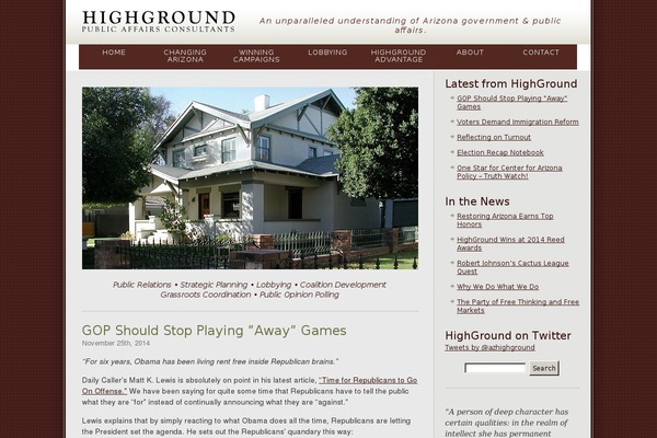 azhighground.com site used Highground