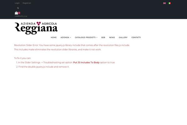 aziendagricolareggiana.com site used Royanwine