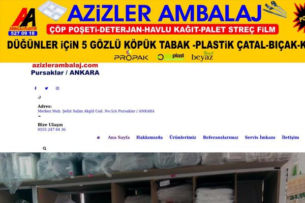 azizlerambalaj.com site used CoziPress