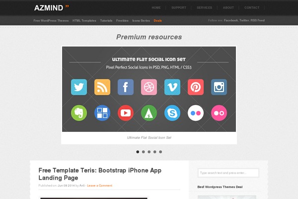 azmind.com site used Azmind-3