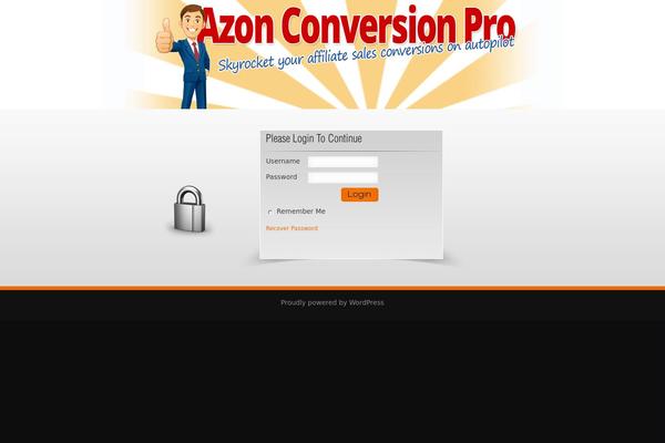 azonconversionpro.com site used Wso-launch-theme