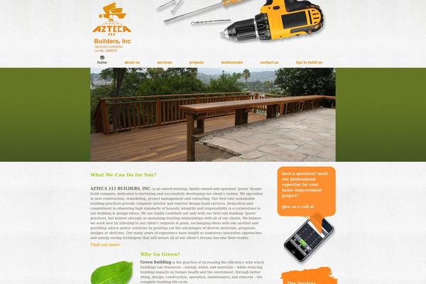 WordPress website example screenshot