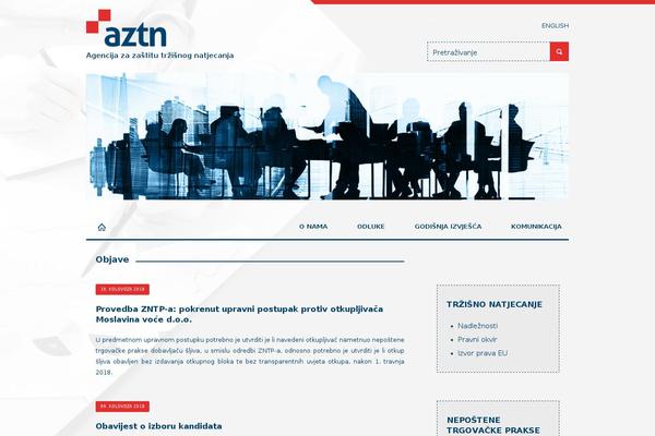 aztn.hr site used Aztn-wp