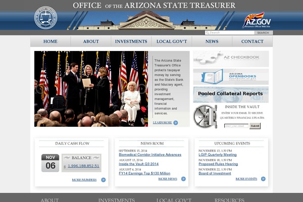 aztreasury.gov site used Aztreasury