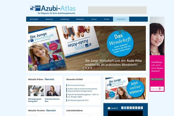 azubi-atlas.de site used Azubiatlas