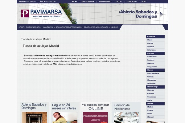 azulejosmadrid.es site used Pavimarsa