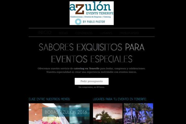 azulonevents.es site used Azulonevents
