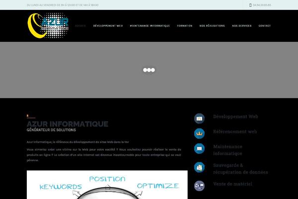 azur-informatique.fr site used Bplus