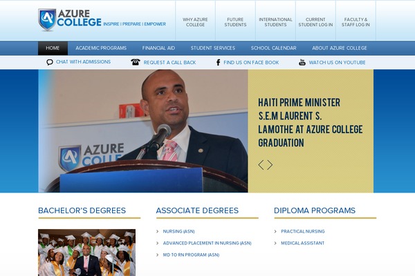azure.edu site used Azure
